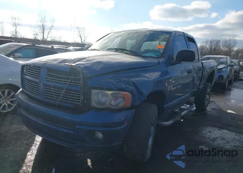 2005 Dodge Ram 1500 Slt/Laramie из США, поврежденный, VIN 1D7HU18D75S178946